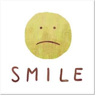 Sad smile Posters and Art